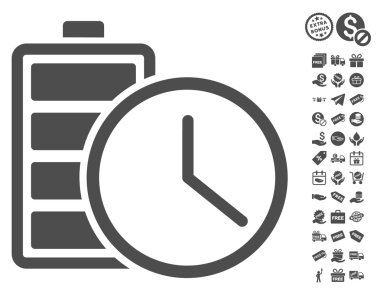 Pil saat simgesi ücretsiz bonus