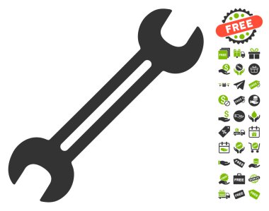 İngiliz anahtarı simgesini ücretsiz bonus