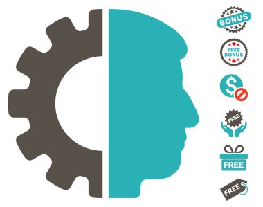 Ücretsiz Bonus ile Android kafa simgesi