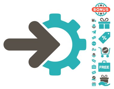 Dişli Tümleştirme simgesini ücretsiz bonus