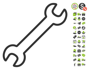 Ücretsiz Bonus ile kontur Wrench kutsal kişilerin resmi