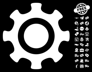 Ücretsiz Bonus dişli simgesiyle