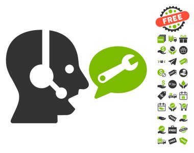 Operatör hizmeti ileti simgesi ücretsiz bonus