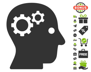 Ücretsiz Bonus ile akıl Gears simgesi