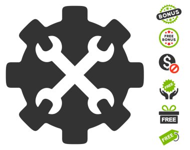 Ücretsiz Bonus simgesiyle hizmet araçları