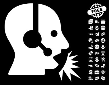 Operatör konuşma simgesini ücretsiz bonus