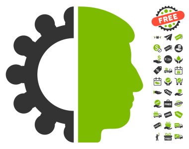 Ücretsiz Bonus ile Android kafa simgesi