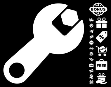 İngiliz anahtarı simgesini ücretsiz bonus