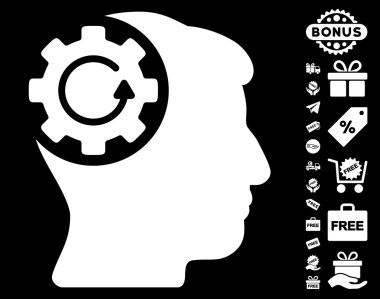 Akıl dişli döndürme simgesi ücretsiz bonus