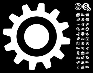 Ücretsiz Bonus dişli simgesiyle