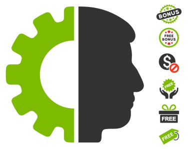 Ücretsiz Bonus ile Android kafa simgesi