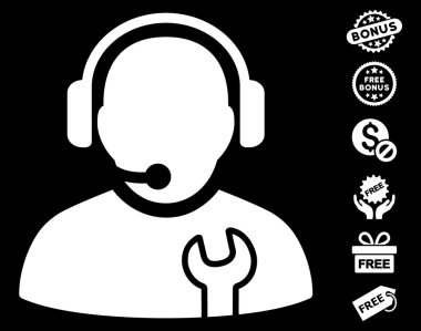 Ücretsiz Bonus ile hizmet işleç simgesi