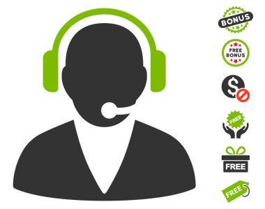 Ücretsiz Bonus ile destek işleç simgesi