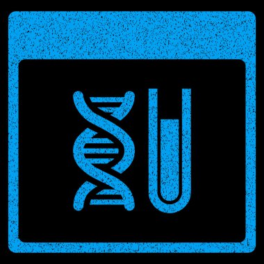 DNA analizi takvim sayfası grenli doku simgesi