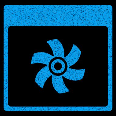 Fan takvim sayfası grenli doku simgesi