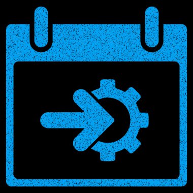 COG Tümleştirme takvim gün grenli doku simgesi