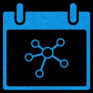 Bağlantılar takvim gün grenli doku simgesi