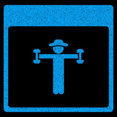 Beyefendi Fitness takvim sayfası grenli doku simgesi