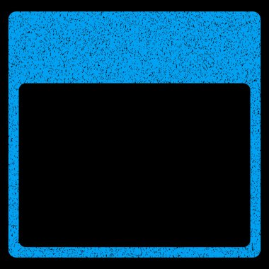 Takvim sayfası şablon grenli doku simgesi