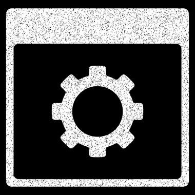 Vites seçenekleri sayfa grenli doku simgesini takvim