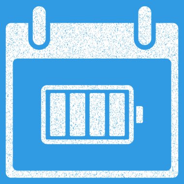 Pil takvim gün grenli doku simgesi