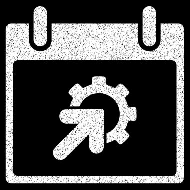 Dişli Tümleştirme takvim gün grenli doku simgesi