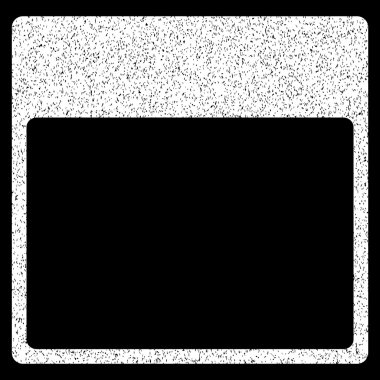 Takvim sayfası şablon grenli doku simgesi