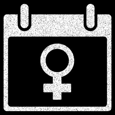Venüs kadın sembol takvim gün grenli doku simgesini