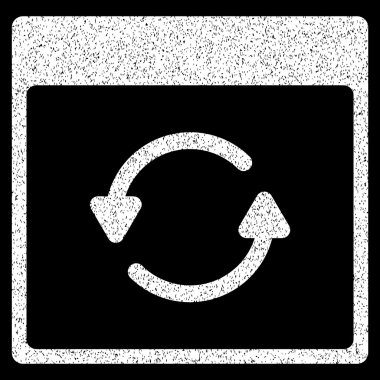 Update takvim sayfası grenli doku simgesi