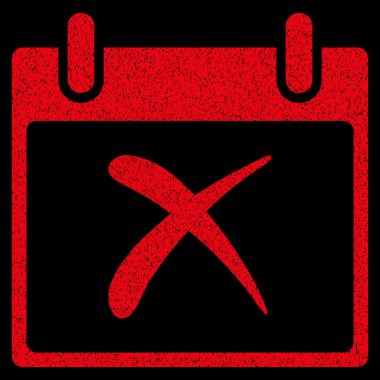 Takvim gün grenli doku simgesini reddetmek