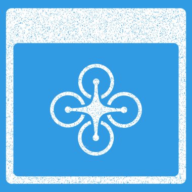 Hava helikopter takvim sayfası grenli doku simgesi