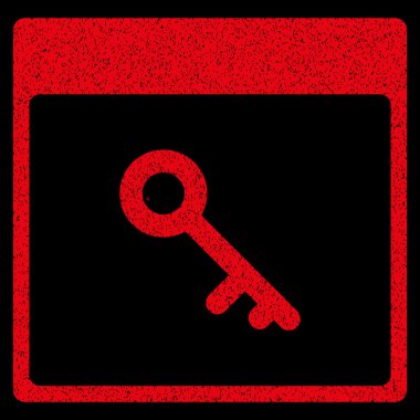 Temel takvim sayfası grenli doku simgesi