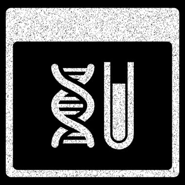 DNA analizi takvim sayfası grenli doku simgesi