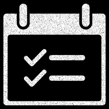 Öğeleri takvim gün grenli doku simgesini kontrol