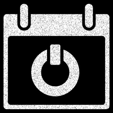 Takvim gün grenli doku simge üzerinde açmak