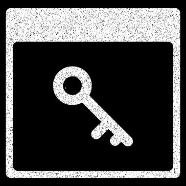 Temel takvim sayfası grenli doku simgesi