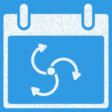 Siklon takvim gün grenli doku simgesi