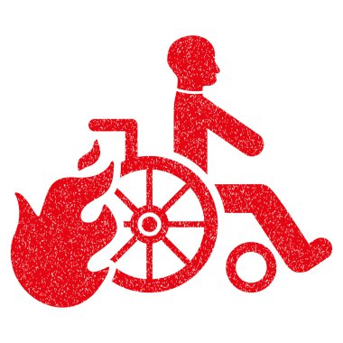 Hasta grenli doku simgesini yanmak