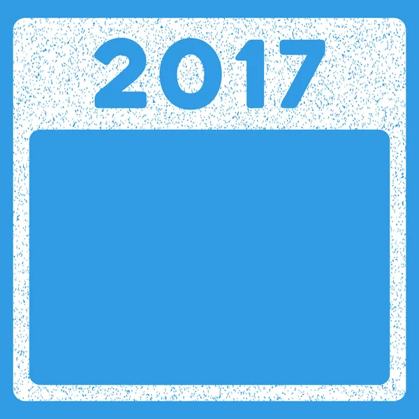 2017 roku kalendarzowego szablon ziarniste tekstury ikony — Wektor stockowy