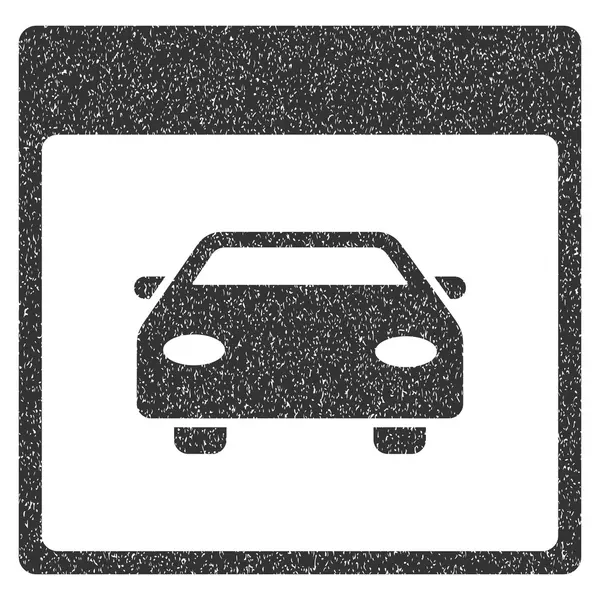 Auto auto kalenderpictogram pagina korrelige textuur — Stockvector