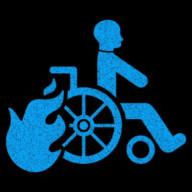 Hasta grenli doku simgesini yanmak