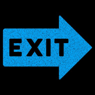 Çıkış ok grenli doku simgesi