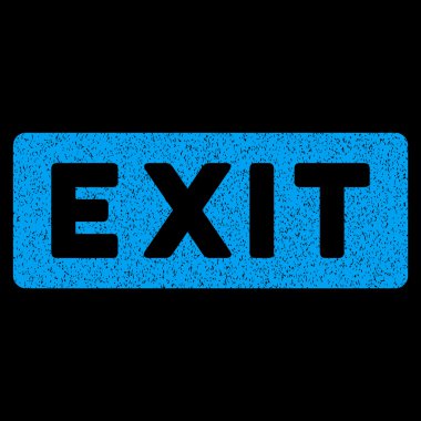 Çıkış etiket grenli doku simgesi