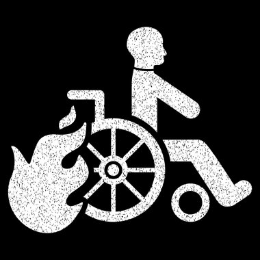 Hasta grenli doku simgesini yanmak