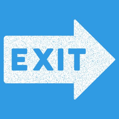 Çıkış ok grenli doku simgesi