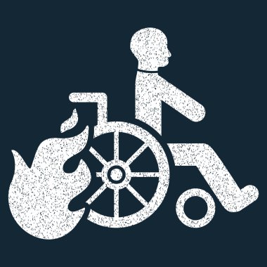 Hasta grenli doku simgesini yanmak