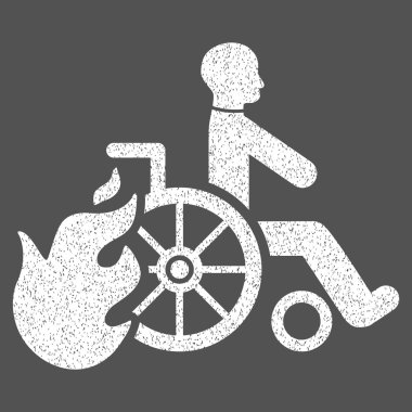 Hasta grenli doku simgesini yanmak