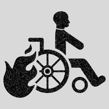 Hasta grenli doku simgesini yanmak