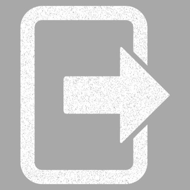 Çıkış kapı grenli doku simgesi