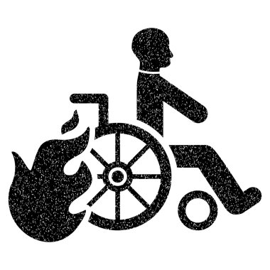 Hasta grenli doku simgesini yanmak